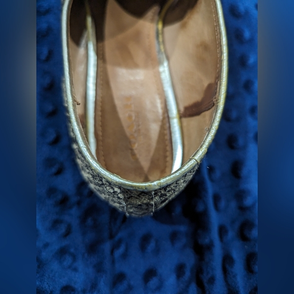 COACH Utopia Snakeskin Leather Loafers Size 8.5 Well Loved (Used) - Picture 14 of 14